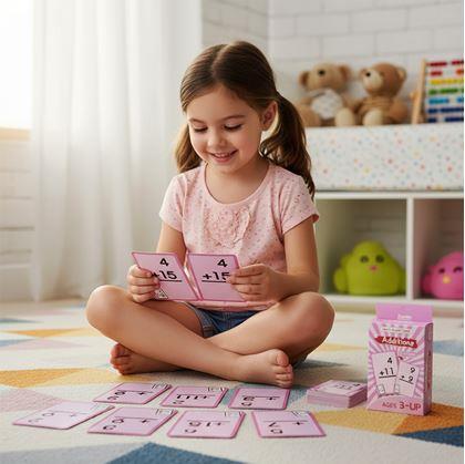 Obrázek z Sada matematických kartiček 36 ks  - sčítání