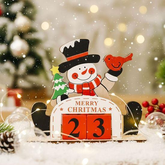 Obrázek z Kalendář na odpočet dnů do Vánoc - sněhulák