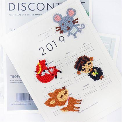 Obrázek z Diamantové malování pro děti samolepky - mix zvířátek