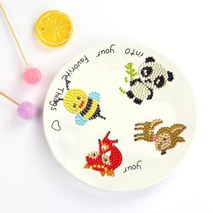 Obrázek z Diamantové malování pro děti samolepky - mix zvířátek