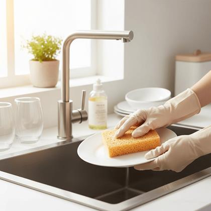 Obrázek z Přírodní eko houbička na nádobí