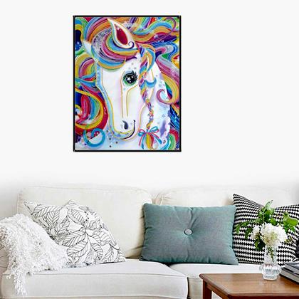 Obrázek z Diamantové malování deluxe - jednorožec