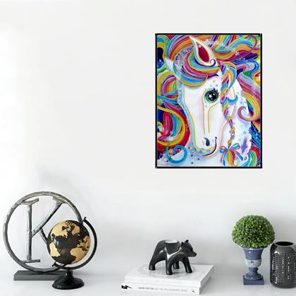 Obrázek z Diamantové malování deluxe - jednorožec