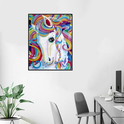 Obrázek z Diamantové malování deluxe - jednorožec