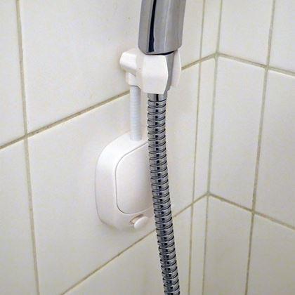 Obrázek z Samolepící držák na sprchu - bílý