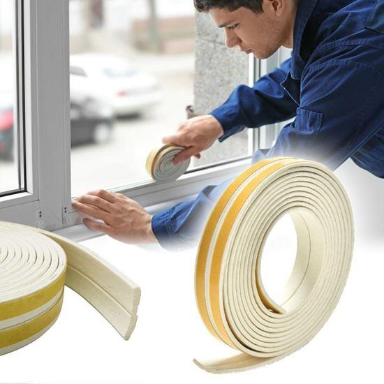 Obrázek z Samolepící těsnění do oken a dveří - bílé