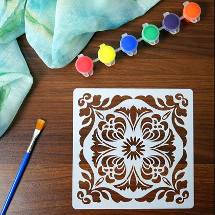 Obrázek z Šablony pro malování mandal 10 ks