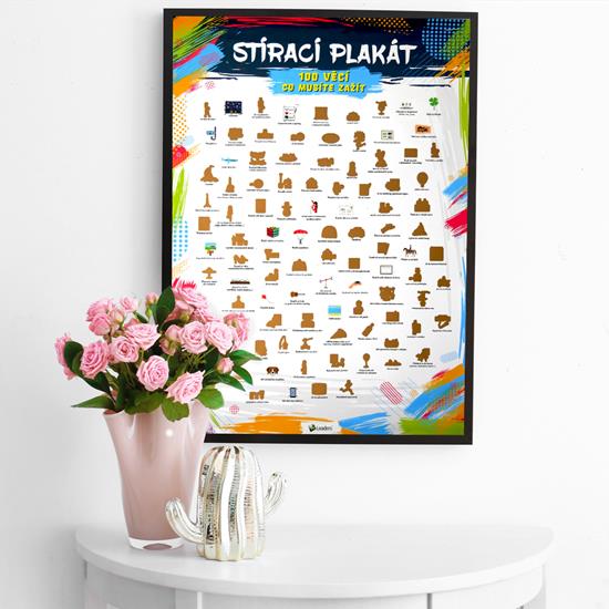 Obrázek z Stírací plakát - 100 věcí co musíte zažít