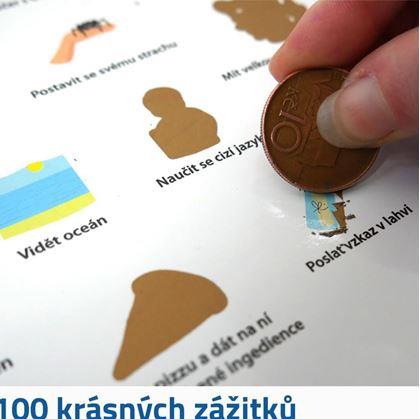 Obrázek z Stírací plakát - 100 věcí co musíte zažít