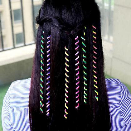 Obrázek z Ozdoby do vlasů - spirály s korálky 6 ks