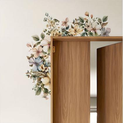 Obrázek z Květinová nástěnná samolepka