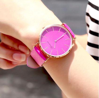 Obrázek z Hodinky měnící barvu - růžové