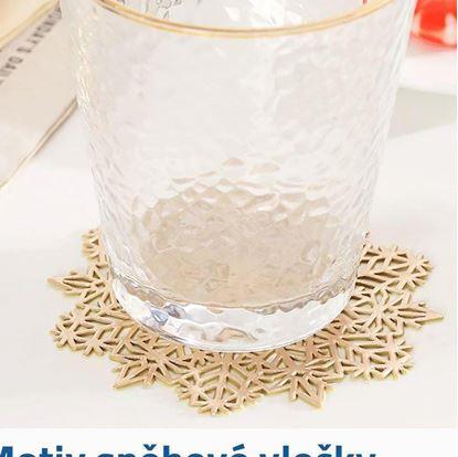 Obrázek Podtácek sněhová vločka