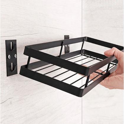 Obrázek z Kovová nástěnná sundavací police 25 cm