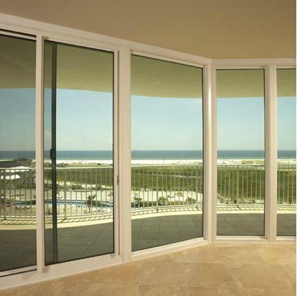 Obrázek z Zrcadlová fólie na okna 200 cm - zlatá