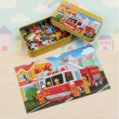 Obrázek Dětské puzzle v plechové krabičce