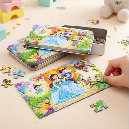 Obrázek Dětské puzzle v plechové krabičce