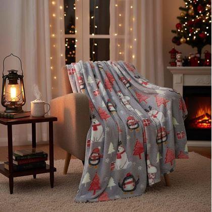 Obrázek z Vánoční svítící deka