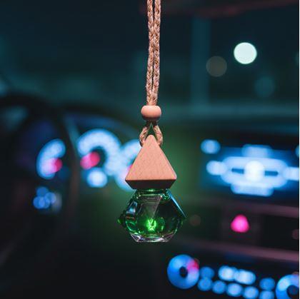 Obrázek z Aroma lahvička do auta - zelená