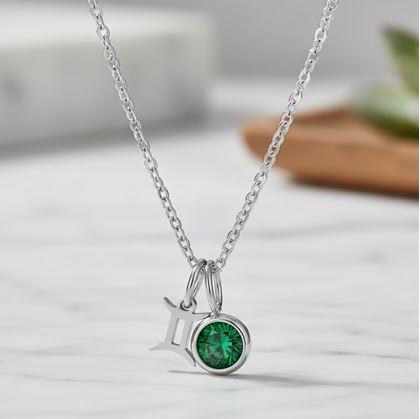 Obrázek z Řetízek s přívěskem znamení zvěrokruhu - Blíženci