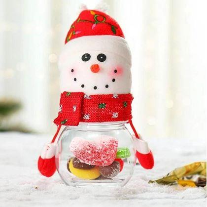 Obrázek z Vánoční dóza na sladkosti - sněhulák