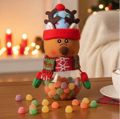 Obrázek z Vánoční dóza na sladkosti - sobík