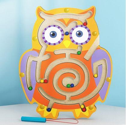 Obrázek z Magnetické bludiště - sova