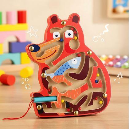 Obrázek z Magnetické bludiště - medvěd