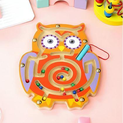 Obrázek z Magnetické bludiště - sova