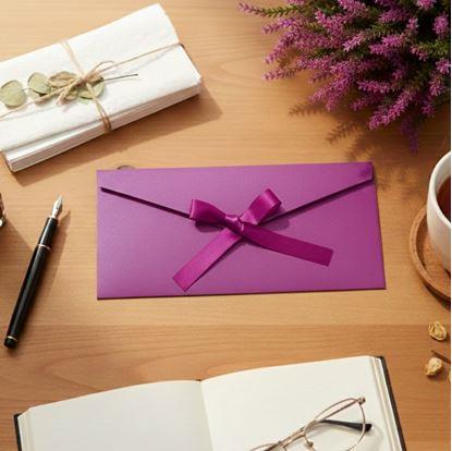 Obrázek Dárková obálka se stuhou