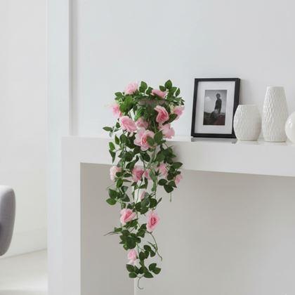Obrázek z Umělá převislá květina 90 cm - růžová