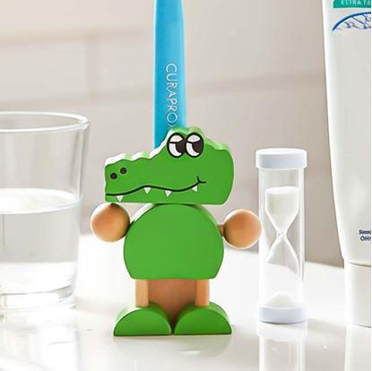 Obrázek Stojánek na kartáček s přesýpacími hodinami 