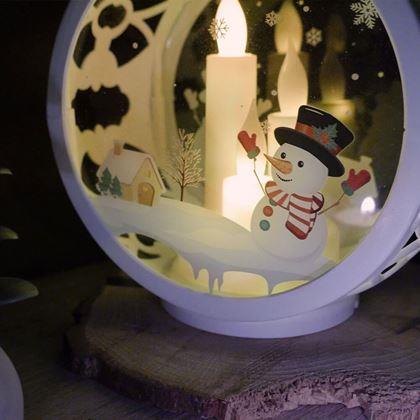 Obrázek z Vánoční lucerna - S - něhuláci