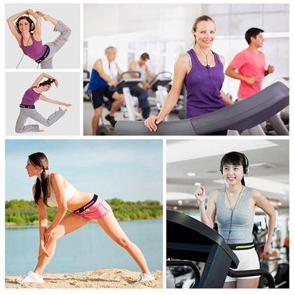 Obrázek z Sportovní ledvinka slim - zelená