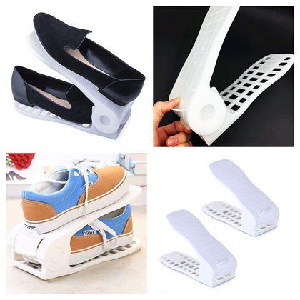 Obrázek z Plastový organizér na boty - bílý