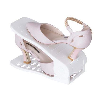 Obrázek z Plastový organizér na boty - bílý