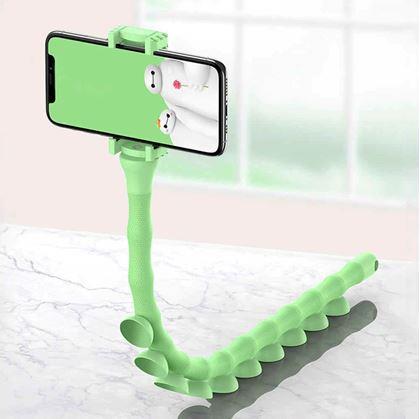 Obrázek z Držák telefonu - zelená chobotnice