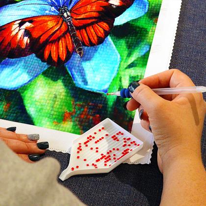 Obrázek z Diamantové malování basic - motýlek
