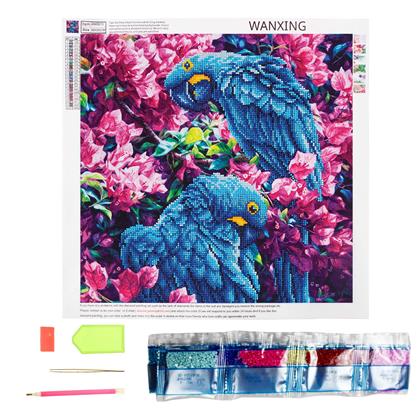 Obrázek z Diamantové malování basic - papoušci