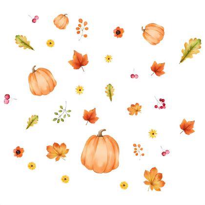 Obrázek z Přilnavé samolepky na okno - podzimní nálada