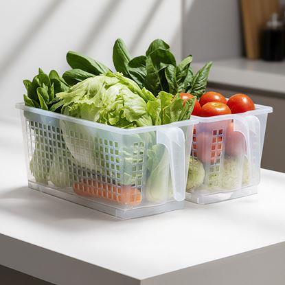 Obrázek Organizér na potraviny s úchytkou a kolečky