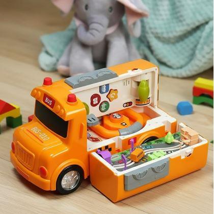 Obrázek z Interaktivní rozkládací autobus s volantem