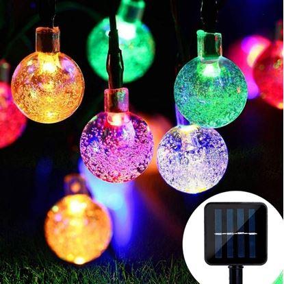 Obrázek Dekorativní solární barevné osvětlení 30 žárovek 4,4 m