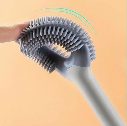 Obrázek z Silikonový kartáč na wc 2v1