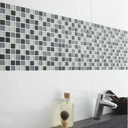 Obrázek Skleněná mozaika na mřížce 30 x 30 cm