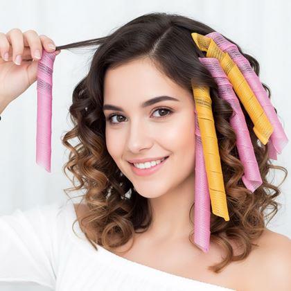 Obrázek z Spirálové natáčky na vlasy 50 cm - 20 ks + háček
