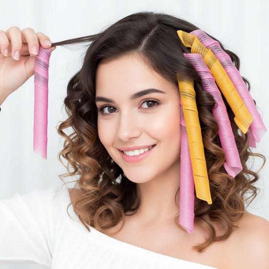 Obrázek z Spirálové natáčky na vlasy 50 cm - 20 ks + háček