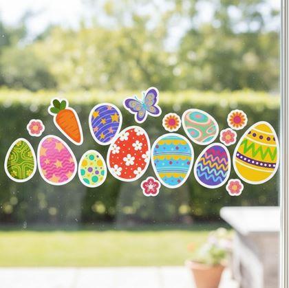 Obrázek z Velikonoční samolepky na okno 35 ks