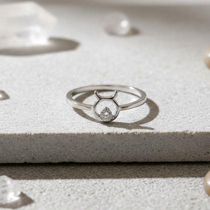 Obrázek z Nastavitelný prstýnek znamení - býk