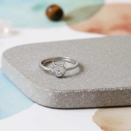 Obrázek z Nastavitelný prstýnek znamení - býk